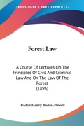 Bild: Forest Law - Kessinger Publishing
