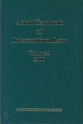 Cover: Asian Yearbook of International Law, Volume 9 (2000) - Martinus Nijhoff