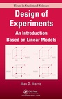 Cover: Design of Experiments - Chapman & Hall/CRC