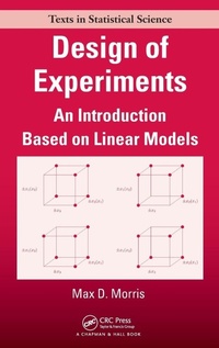 Enlarge image Cover: Design of Experiments - Chapman & Hall/CRC