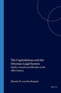 Cover: The Capitulations and the Ottoman Legal System - Brill