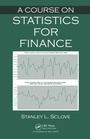 Cover: A Course on Statistics for Finance - Chapman & Hall/CRC