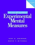 Cover: Directory of Unpublished Experimental Mental Measures v.9 - American Psychological Association