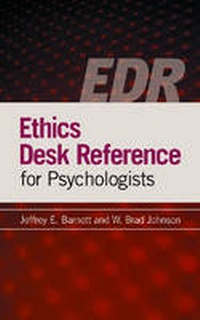 Enlarge image Cover: Ethics Desk Reference for Psychologists - American Psychological Association