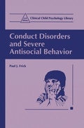 Cover: Conduct Disorders and Severe Antisocial Behavior - Plenum Publishing Co.,N.Y.
