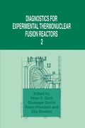 Cover: Diagnostics for Experimental Thermonuclear Fusion Reactors 2 - Springer