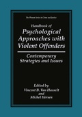 Cover: Handbook of Psychological Approaches with Violent Offenders - Kluwer Academic/Plenum Publishers