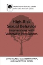 Cover: High-Risk Sexual Behavior - Kluwer Academic/Plenum Publishers