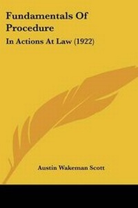 Abbildung von: Fundamentals Of Procedure - Kessinger Publishing