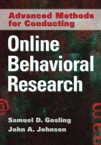Enlarge image Cover: Advanced Methods for Conducting Online Behavioral Research - American Psychological Association