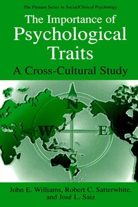 Enlarge image Cover: The Importance of Psychological Traits - Kluwer Academic/Plenum Publishers