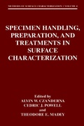 Cover: Specimen Handling, Preparation, and Treatments in Surface Characterization - Springer