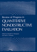 Cover: Review of Progress in Quantitative Nondestructive Evaluation - Springer