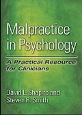 Cover: Malpractice in Psychology - American Psychological Association