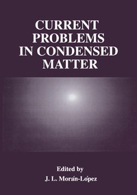 Enlarge image Cover: Current Problems in Condensed Matter - Plenum Publishing Co.,N.Y.