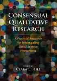 Enlarge image Cover: Consensual Qualitative Research - American Psychological Association