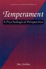 Cover: Temperament - Kluwer Academic/Plenum Publishers