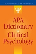 Cover: APA Dictionary of Clinical Psychology - American Psychological Association