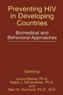 Cover: Preventing HIV in Developing Countries - Plenum Publishing Co.,N.Y.