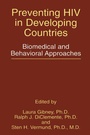 Cover: Preventing HIV in Developing Countries - Kluwer Academic / Plenum Publishers