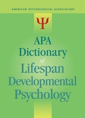 Cover: APA Dictionary of Lifespan Developmental Psychology - American Psychological Association