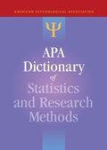Cover: APA Dictionary of Statistics and Research Methods - American Psychological Association