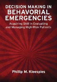 Enlarge image Cover: Decision Making in Behavioral Emergencies - American Psychological Association