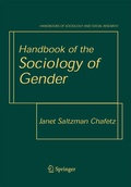 Cover: Handbook of the Sociology of Gender - Plenum Publishing Co.,N.Y.