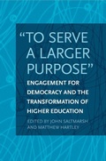 Cover: "to Serve a Larger Purpose" - Temple University Press,U.S.