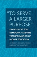 Cover: "to Serve a Larger Purpose" - Temple University Press,U.S.