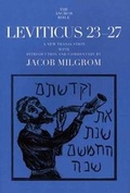 Cover: Leviticus 23-27 - Yale University Press