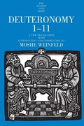 Cover: Deuteronomy 1-11 - Yale University Press