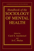 Cover: Handbook of the Sociology of Mental Health - Plenum Publishing Co.,N.Y.