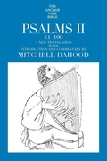 Cover: Psalms II 51-100 - Yale University Press