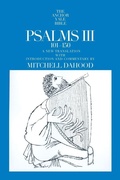 Cover: Psalms III 101-150 - Yale University Press