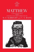 Cover: Matthew - Yale University Press