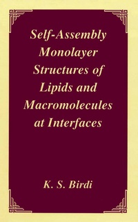 Abbildung von: Self-Assembly Monolayer Structures of Lipids and Macromolecules at Interfaces - Plenum Publishing Co.,N.Y.