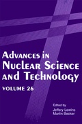 Cover: Advances in Nuclear Science and Technology - Kluwer Academic / Plenum Publishers