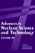 Cover: Advances in Nuclear Science and Technology - Springer