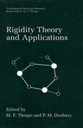 Cover: Rigidity Theory and Applications - Plenum Publishing Co.,N.Y.