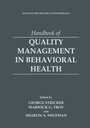 Cover: Handbook of Quality Management in Behavioral Health - Springer