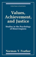 Cover: Values, Achievement, and Justice - Kluwer Academic / Plenum Publishers