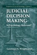 Cover: Judicial Decision Making - Springer