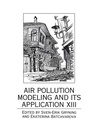 Cover: Air Pollution Modeling and Its Application XIII - Springer