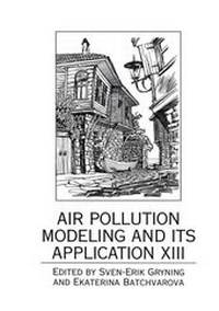 Enlarge image Cover: Air Pollution Modeling and Its Application XIII - Springer