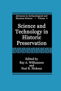 Abbildung von: Science and Technology in Historic Preservation - Kluwer Academic/Plenum Publishers