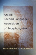 Cover: Arabic Second Language Acquisition of Morphosyntax - Yale University Press