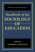 Cover: Handbook of the Sociology of Education - Kluwer Academic/Plenum Publishers