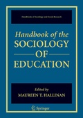 Cover: Handbook of the Sociology of Education - Springer