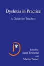 Cover: Dyslexia in Practice - Plenum Publishing Co.,N.Y.